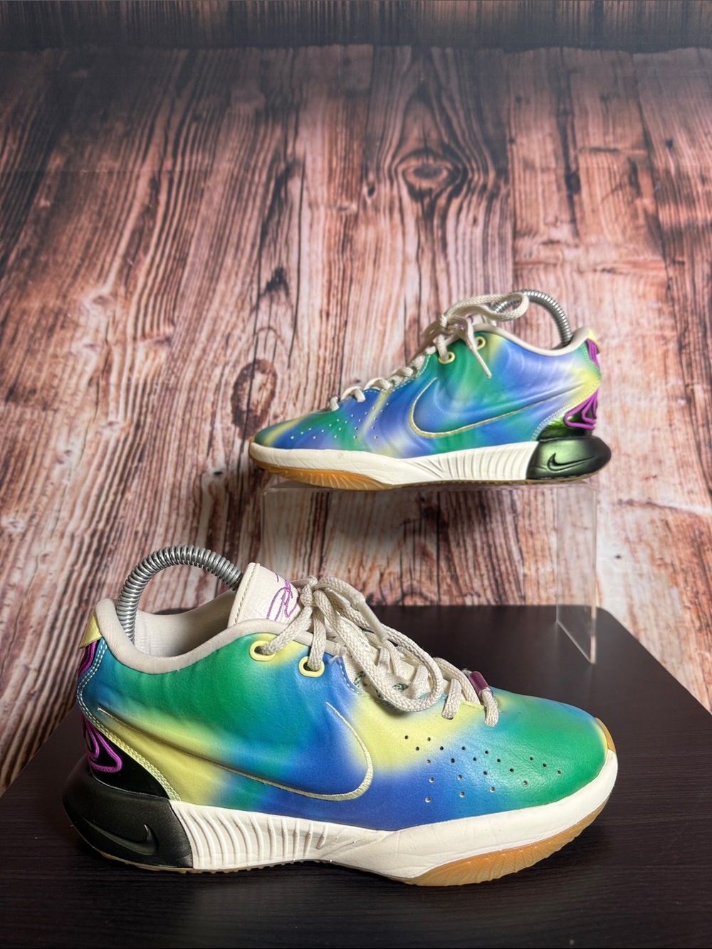 Nike Lebron 21 SE Movie Night Multicolor Sneakers Youth Boys Sz 5Y